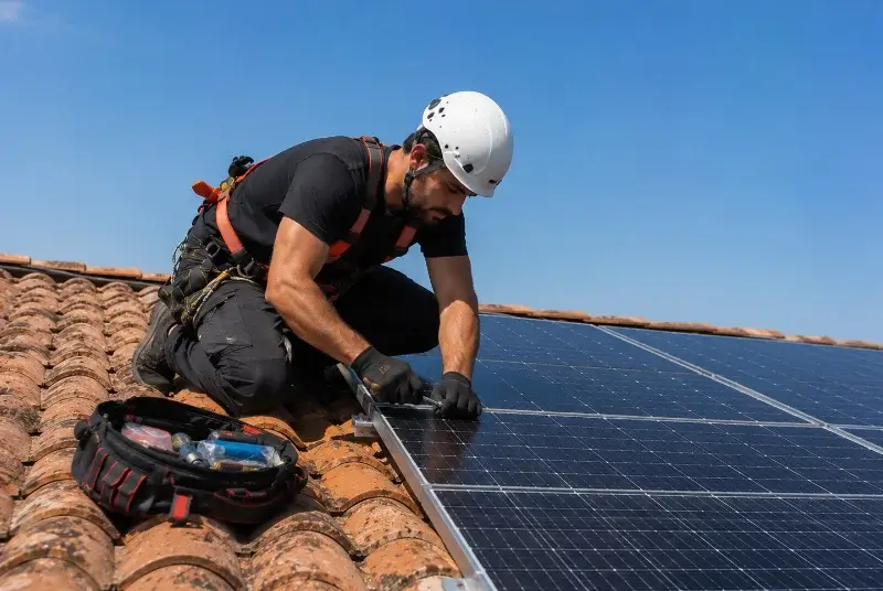 Maintenance et monitoring de panneaux solaires à Milhars